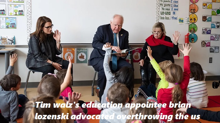 tim walz's education appointee brian lozenski advocated overthrowing the us​