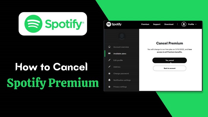 how to cancel spotify premium