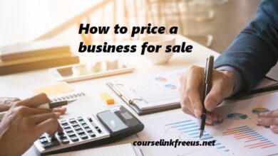 how to price a business for sale